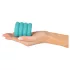 You2Toys - 3in1 Penis- und Hodenring-Set (türkis)