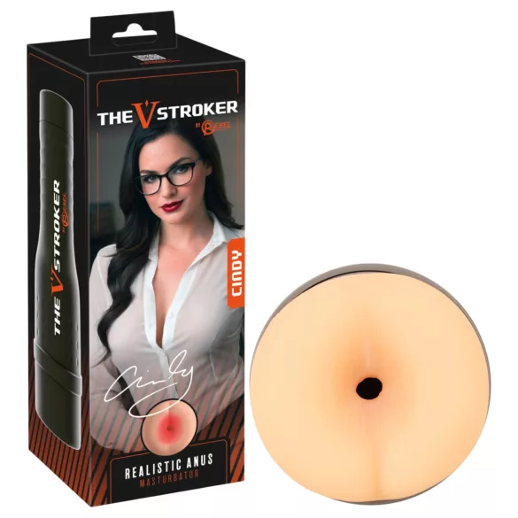 Rebel The V-Stroker Cindy - naturgetreuer Po-Masturbator (hautfarben)