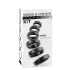 You2Toys - Penis- und Hodenring-Set (schwarz) - 6 Stück