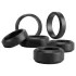 You2Toys - Penis- und Hodenring-Set (schwarz) - 6 Stück