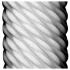 TENGA 3Dx Flow - Masturbator mit Wellenmuster (weiß)