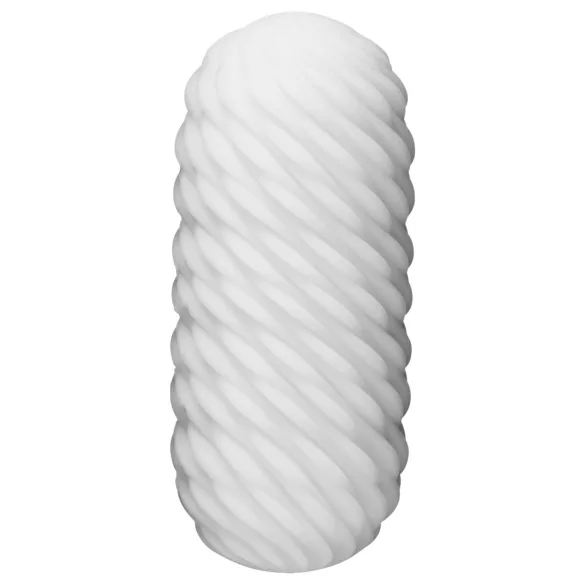 TENGA 3Dx Flow - Masturbator mit Wellenmuster (weiß)