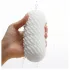 TENGA 3Dx Flow - Masturbator mit Wellenmuster (weiß)