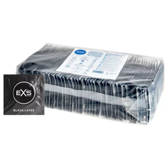 EXS Black - Latexkondome - Schwarz (100 Stk.)