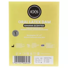 EXS Bananen‑Lecktuch - Latex‑Lecktuch (1 Stk.)