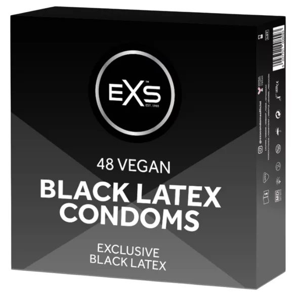 EXS Black - schwarzes Kondom (48 Stk.)