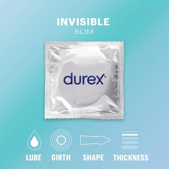 Durex Invisible Dünn - dünnes Kondom (10 Stk)
