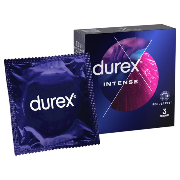 Durex Intense - gerippt und genopptes Kondom (3 Stk)