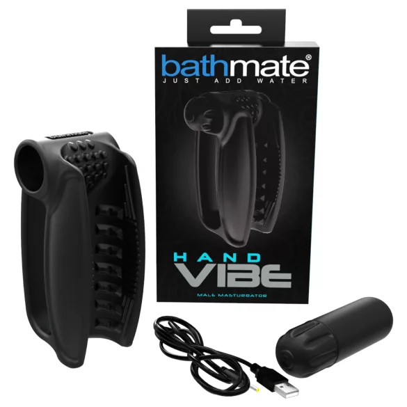 Bathmate Hand Vibe - wiederaufladbarer Handvibrator (schwarz)