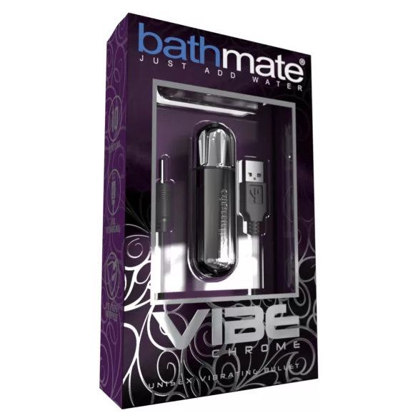 Bathmate Vibe - akkubetriebenes Vibro-Ei (silber)