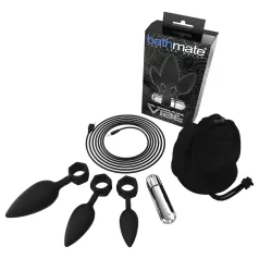   Bathmate Anal Training Plugs Vibe - vibrierendes Analplug-Set (schwarz)