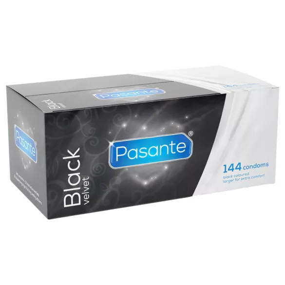 Pasante - Latex-Kondom - Schwarz (144 Stk.)