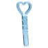Clarity - Glas Dildo mit Herzgriff (transparent)