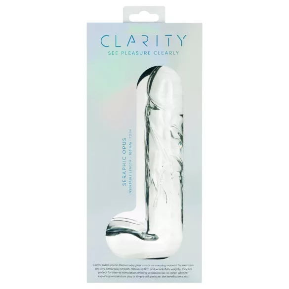 Clarity Seraphic Opus - Glas-G-Punkt-Dildo (transparent)
