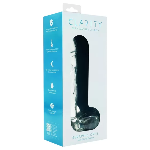 Clarity Seraphic Opus - Glas-G-Punkt-Dildo (transparent)