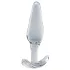 Clarity Utopian Floret - gläserner Analplug (transparent)
