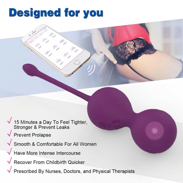 Lonely Winni - Intelligentes vibrierendes Ei (Pink)