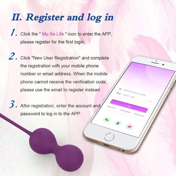 Lonely Winni - Intelligentes vibrierendes Ei (Pink)