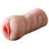 Lonely 2in1 - Masturbator mit künstlicher Vagina und künstlichem Mund (naturfarben)