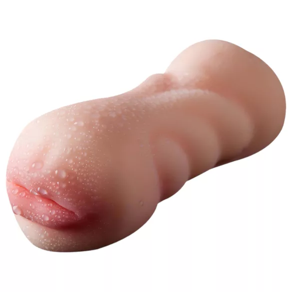 Lonely 2in1 - Masturbator mit künstlicher Vagina und künstlichem Mund (naturfarben)