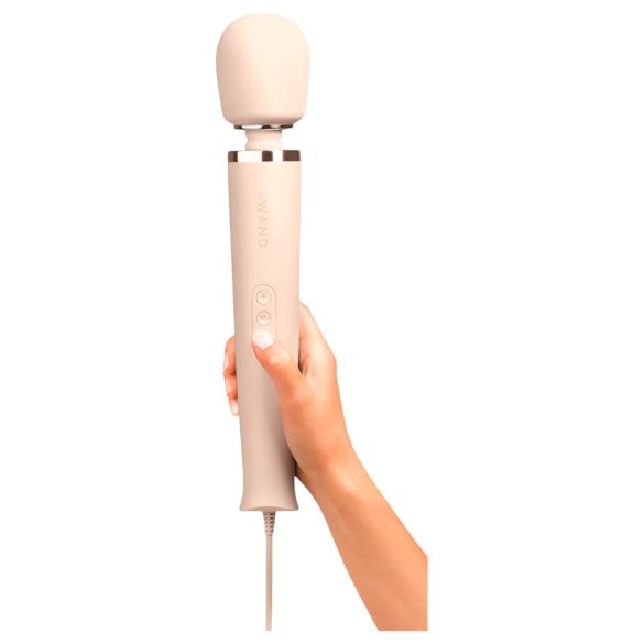 le Wand - exklusiver, elektrischer Massage-Vibrator (beige)