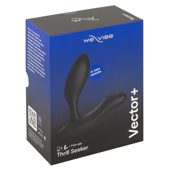 We-Vibe Vector+ - Wiederaufladbarer, intelligenter Analvibrator (schwarz)