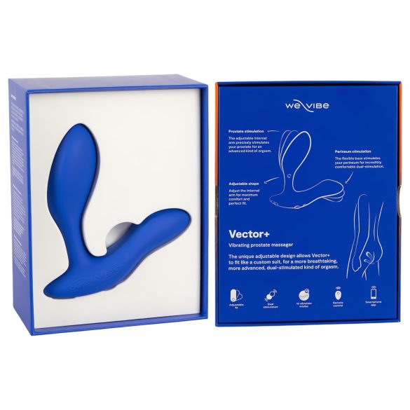 We-Vibe Vector+ - Smart Analvibrator aufladbar (Blau)