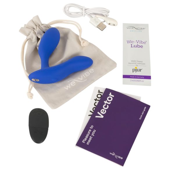 We-Vibe Vector+ - Smart Analvibrator aufladbar (Blau)