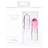 Pillow Talk Lusty - wiederaufladbarer Stabvibrator mit Zunge (weiß-pink)
