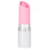 Pillow Talk Lusty - wiederaufladbarer Stabvibrator mit Zunge (weiß-pink)
