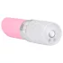 Pillow Talk Lusty - wiederaufladbarer Stabvibrator mit Zunge (weiß-pink)