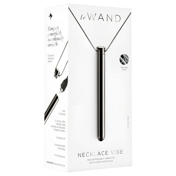 le Wand - Luxus Vibrator-Halskette - (Schwarz)