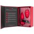 b-vibe heart - Wiederaufladbarer Analvibrator mit Fernbedienung (rot)
