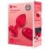 b-vibe heart - Wiederaufladbarer Analvibrator mit Fernbedienung (rot)