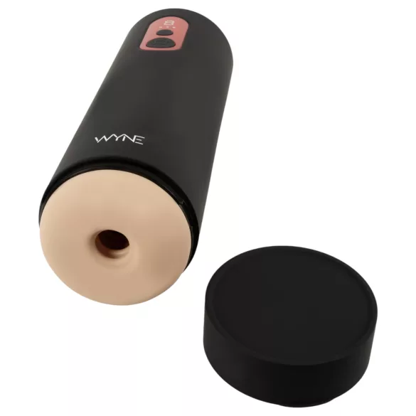 WYNE 08 Auf- und Abbewegung pulsierender Masturbator mit LED-Anzeige