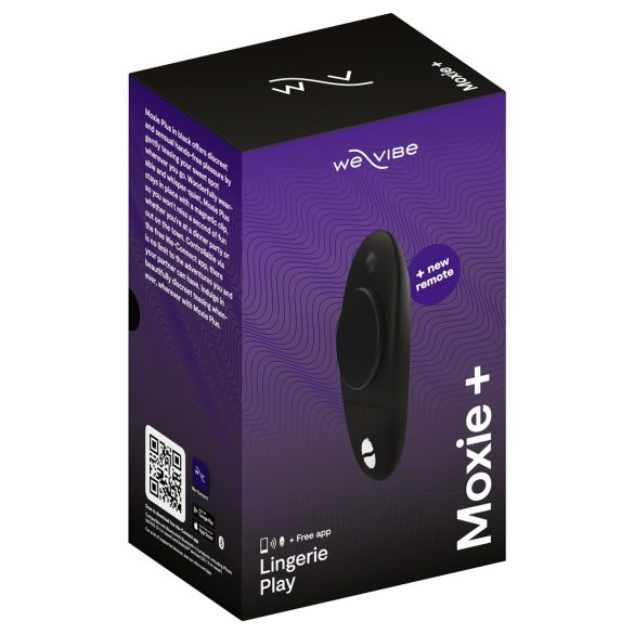 We-Vibe Moxie+ - Funky Funk-Klitorisvibrator (Schwarz)