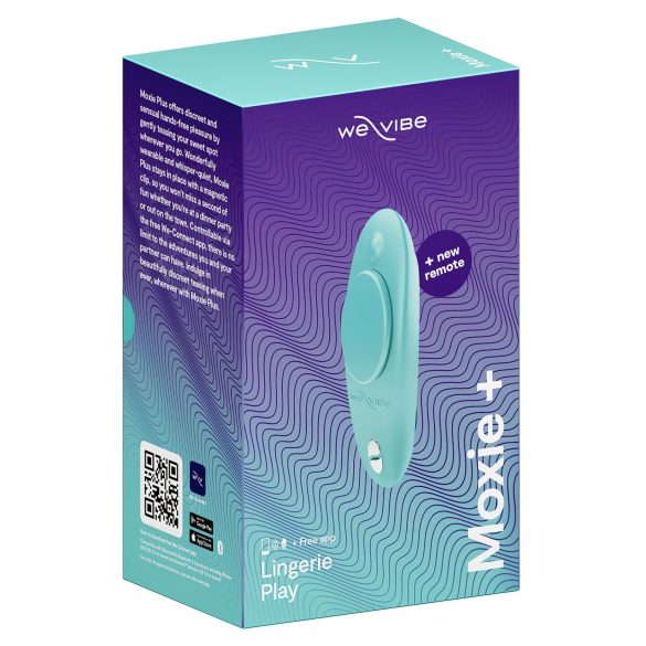 We-Vibe Moxie+ - kabelloser, smarter Klitorisstimulator (türkis)