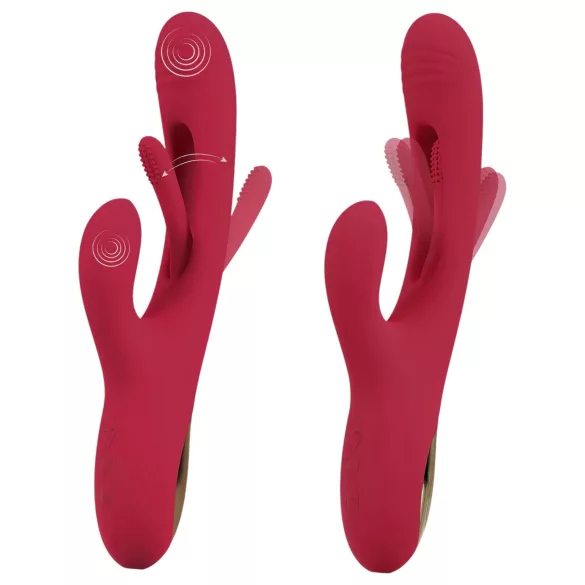 Smile - Klitorisarm-Vibrator mit Zunge (rot)