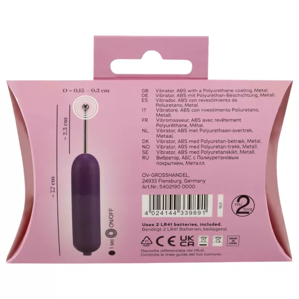 You2Toys - Spot-on Klitoris-Vibrator (lila)