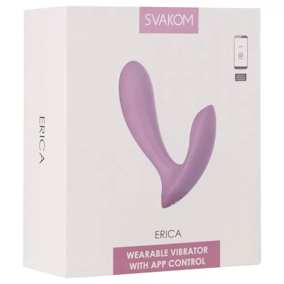 Svakom Erica - tragbarer, app-gesteuerter Einlegevibrator (pink)