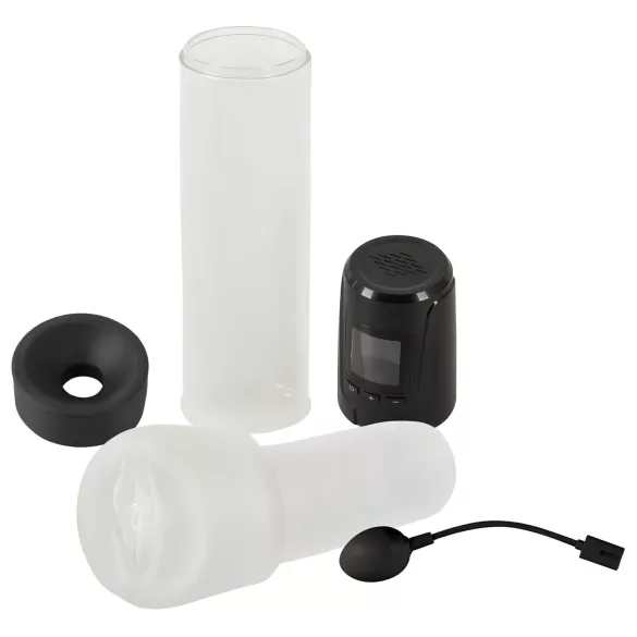 Mister Boner - Akku-Penis-Pumpe, automatisch (schwarz-klar)