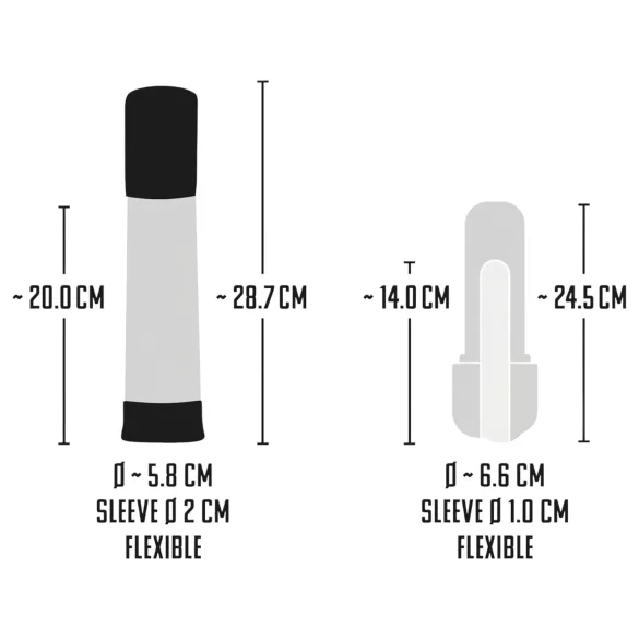 Mister Boner - Akku-Penis-Pumpe, automatisch (schwarz-klar)