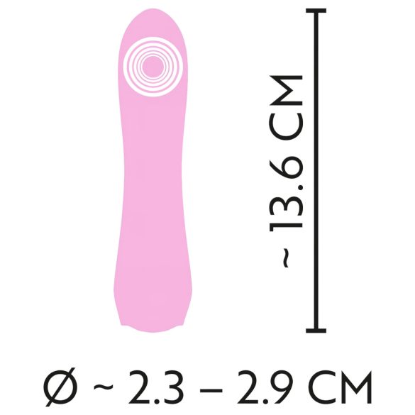 Cuties Mini 4 - wiederaufladbarer, wasserdichter Vibrator (pink)