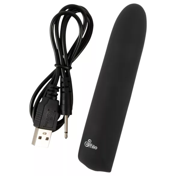 Smile - Akku Mini-Vibrator, wasserdicht (schwarz)