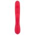 Smile Thumping Rabbit - Roter Akkuvibrator mit 3 Motoren