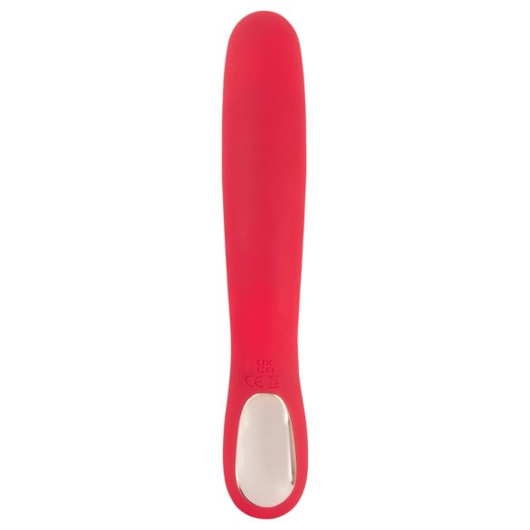 Smile Thumping Rabbit - Roter Akkuvibrator mit 3 Motoren