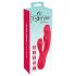 Smile Thumping Rabbit - Roter Akkuvibrator mit 3 Motoren