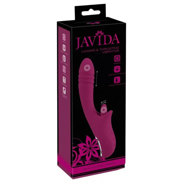 Javida Licking & Thrusting - lecken & stoßen Vibrator (lila)