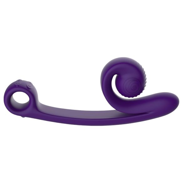 Snail Vibe Kurve - 2in1 Klitoris-Vibrator (Lila)