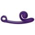 Snail Vibe Kurve - 2in1 Klitoris-Vibrator (Lila)